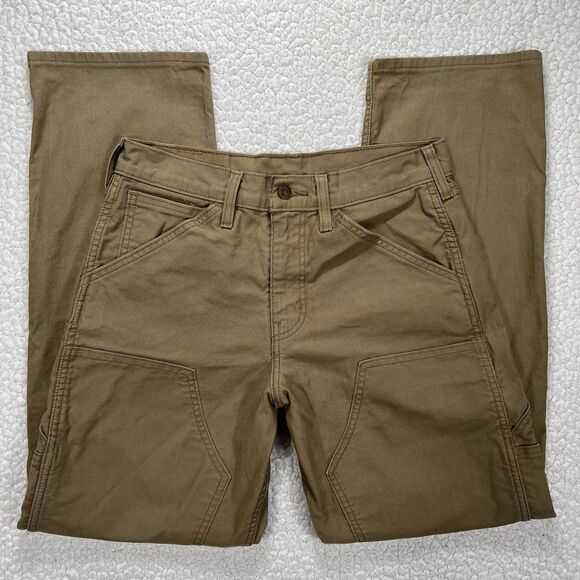 Levi’s 565 Workwear Canvas Pants Men’s 31x32 (Actual 30x31) Double Knee Utility - Picture 1 of 12
